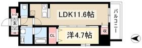 サーパスフォーシア白壁 0303 ｜ 愛知県名古屋市東区白壁２丁目（賃貸マンション1LDK・3階・44.14㎡） その2