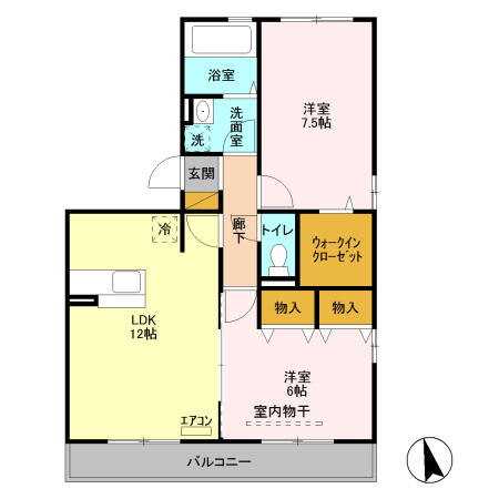 同じ建物の物件間取り写真 - ID:209005621929