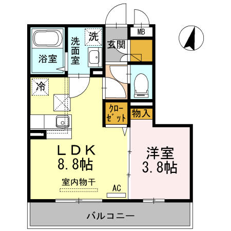 同じ建物の物件間取り写真 - ID:227081572830