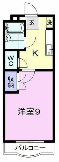 サンシャインＡ３ 305｜静岡県富士市浅間上町(賃貸マンション1K・3階・24.84㎡)の写真 その2