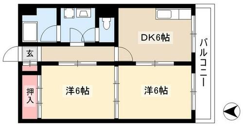 同じ建物の物件間取り写真 - ID:223031477652