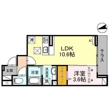 同じ建物の物件間取り写真 - ID:211047213251