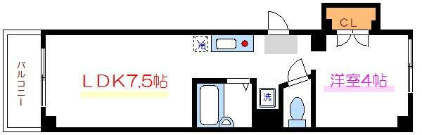 東京都江戸川区平井５丁目(賃貸マンション1LDK・2階・28.48㎡)の写真 その2