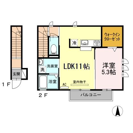 同じ建物の物件間取り写真 - ID:221010733938