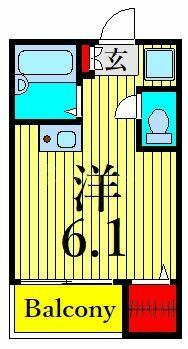 ＦｅｌｉｃｉｔａＩＩ 101｜東京都荒川区東日暮里６丁目(賃貸アパート1R・1階・14.38㎡)の写真 その2