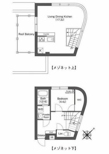 同じ建物の物件間取り写真 - ID:213103171735