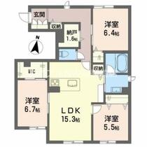 シャーメゾン　リバーダイヤ 102 ｜ 長崎県諫早市天満町（賃貸マンション3LDK・1階・87.17㎡） その2