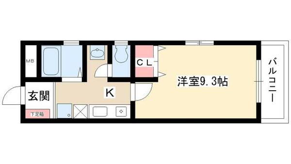 ドエル平和ヶ丘 202｜愛知県名古屋市名東区平和が丘４丁目(賃貸マンション1K・2階・28.50㎡)の写真 その2