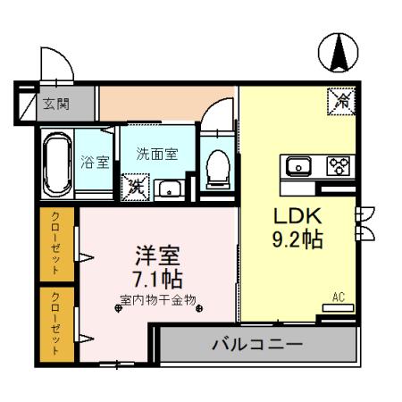 同じ建物の物件間取り写真 - ID:211046935295