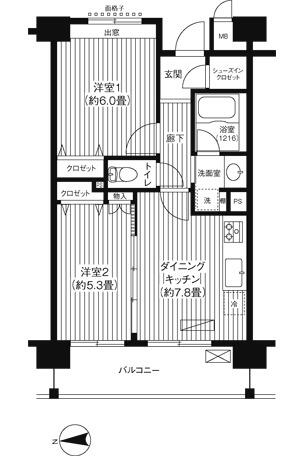 同じ建物の物件間取り写真 - ID:214055558961