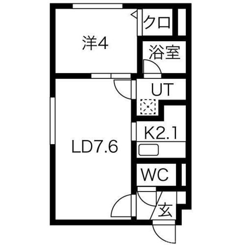 同じ建物の物件間取り写真 - ID:201022415028