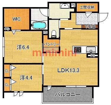 同じ建物の物件間取り写真 - ID:227082041255