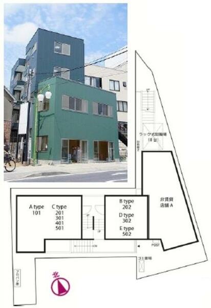 リブリクレヨン 502｜千葉県鎌ケ谷市道野辺本町２丁目(賃貸マンション1K・5階・26.26㎡)の写真 その5