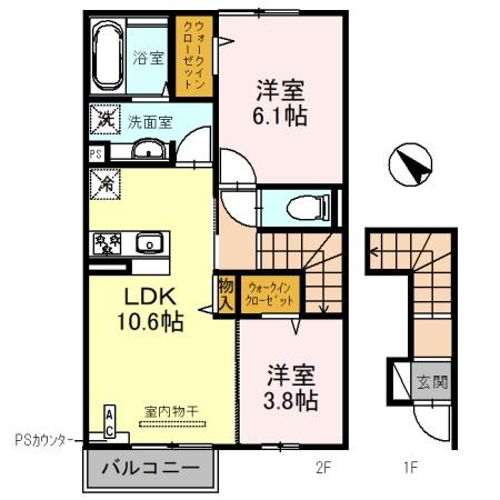 同じ建物の物件間取り写真 - ID:228048944554