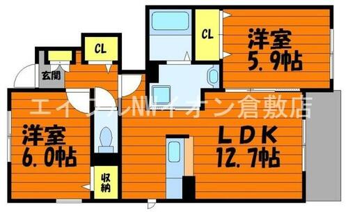 同じ建物の物件間取り写真 - ID:233019874237