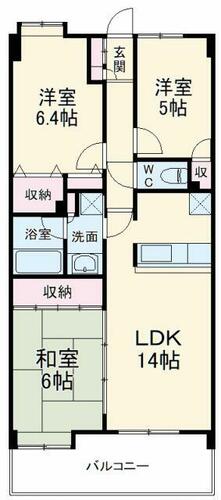 同じ建物の物件間取り写真 - ID:212042344258