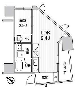 ｎｉｄｏ　ＳＵＧＡＭＯ（ニドスガモ） 402｜東京都豊島区巣鴨２丁目(賃貸マンション1LDK・4階・30.45㎡)の写真 その2