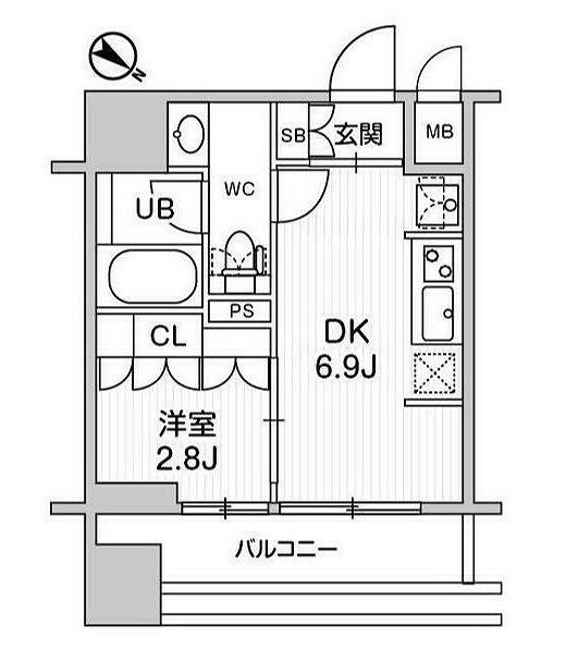 ｎｉｄｏ　ＳＵＧＡＭＯ（ニドスガモ） 604｜東京都豊島区巣鴨２丁目(賃貸マンション1LDK・6階・25.29㎡)の写真 その2