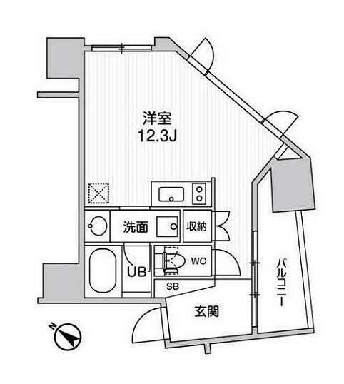 ｎｉｄｏ　ＳＵＧＡＭＯ（ニドスガモ） 1402｜東京都豊島区巣鴨２丁目(賃貸マンション1R・14階・30.45㎡)の写真 その2