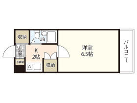 メルヘンマンション矢野東  ｜ 広島県広島市安芸区矢野東６丁目（賃貸マンション1K・4階・15.75㎡） その2