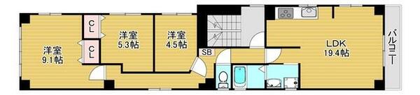 ホヌ森後町 201｜兵庫県神戸市灘区森後町３丁目(賃貸マンション3LDK・2階・89.61㎡)の写真 その2