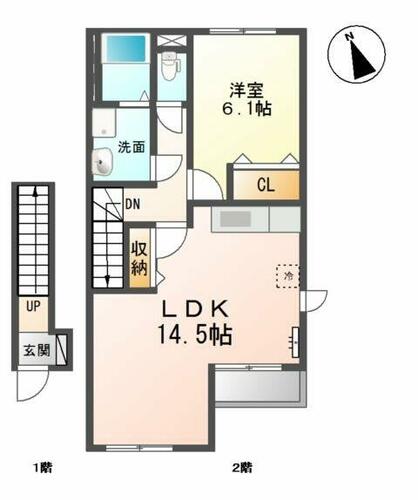 同じ建物の物件間取り写真 - ID:221010677380