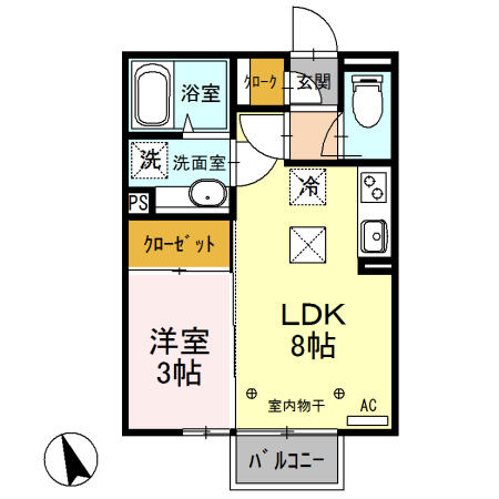 同じ建物の物件間取り写真 - ID:210002710959