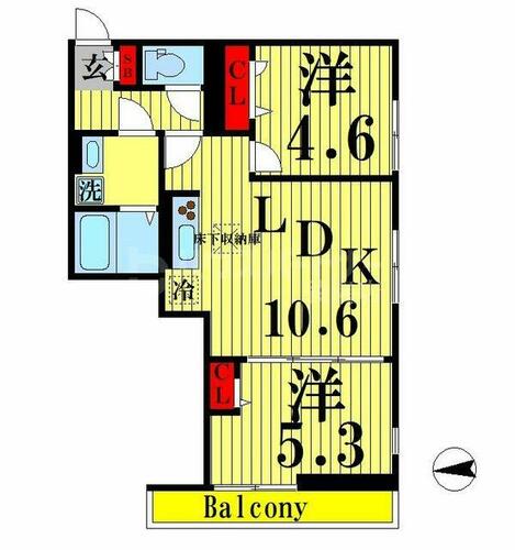 同じ建物の物件間取り写真 - ID:213101519381