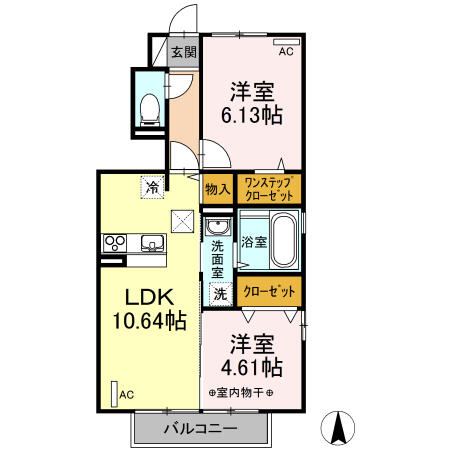 同じ建物の物件間取り写真 - ID:207001212389