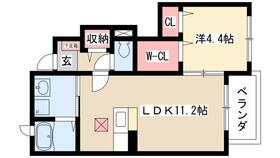 ＵＨ中野新町Ⅲ 101 ｜ 愛知県名古屋市中川区中野新町４丁目（賃貸アパート1LDK・1階・40.43㎡） その2