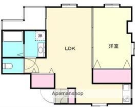 スカイハイ竹内 303 ｜ 東京都大田区千鳥３丁目（賃貸マンション1LDK・3階・40.80㎡） その2