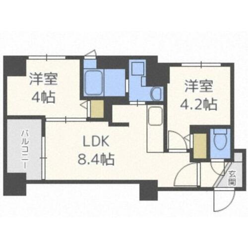 同じ建物の物件間取り写真 - ID:201022434231