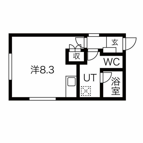 Ｐｒｅ　ｃｈｅｒ八田｜愛知県名古屋市中村区並木１丁目(賃貸アパート1K・3階・23.18㎡)の写真 その2