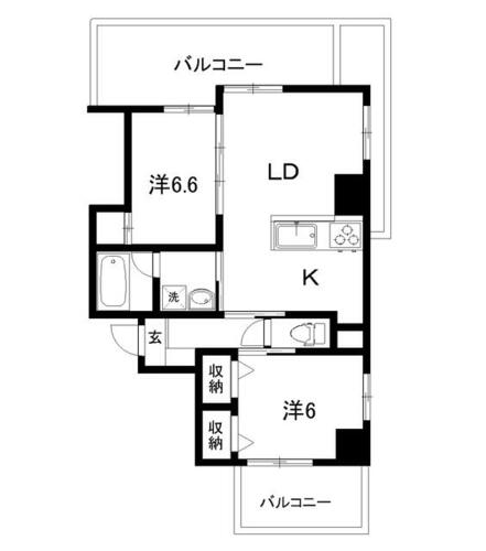 同じ建物の物件間取り写真 - ID:239001336880