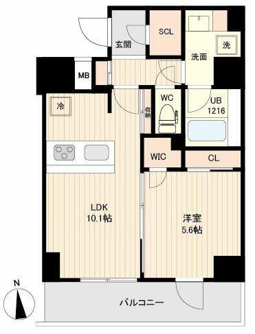 同じ建物の物件間取り写真 - ID:213101607112