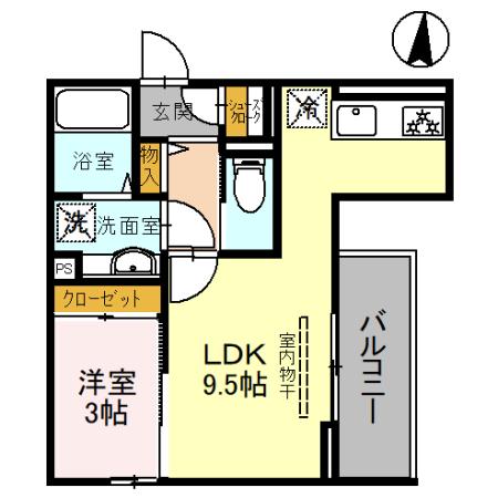 同じ建物の物件間取り写真 - ID:210002731385