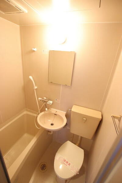 画像8:バスルーム（洗面台・トイレ同室）