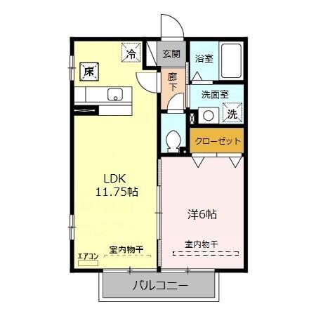 アスティオンⅡ 103｜埼玉県富士見市関沢３丁目(賃貸アパート1LDK・1階・40.29㎡)の写真 その2