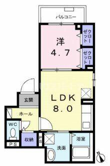 ＧＬＡＮＺ 201｜東京都中野区江原町３丁目(賃貸マンション1LDK・2階・36.37㎡)の写真 その2