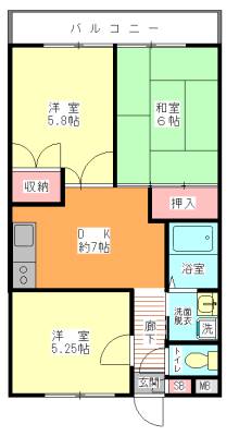 東京都練馬区高松３丁目(賃貸アパート3DK・1階・52.20㎡)の写真 その2