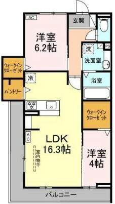 （仮）Ｄ－ｒｏｏｍ八社 303｜愛知県名古屋市中村区八社１丁目(賃貸アパート2LDK・3階・64.19㎡)の写真 その1