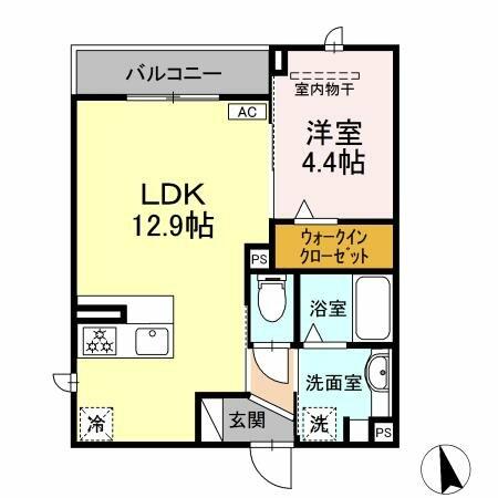 同じ建物の物件間取り写真 - ID:223032378639