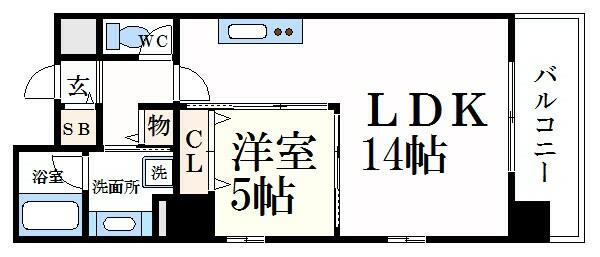ＥＬ－ＮＩＤＯ　ＦＵＫＵＺＡＷＡ｜兵庫県姫路市福沢町(賃貸マンション1LDK・2階・45.81㎡)の写真 その2