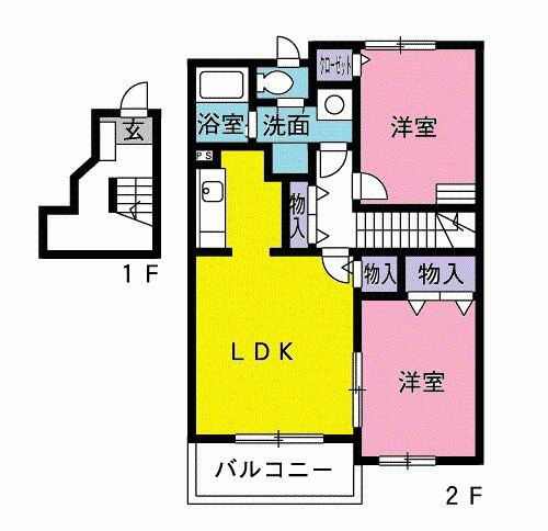 同じ建物の物件間取り写真 - ID:221010595306