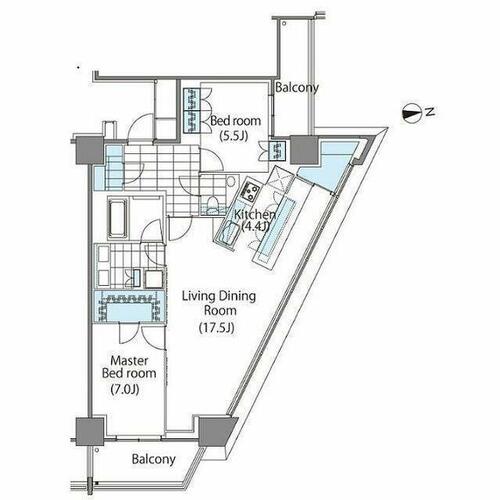 同じ建物の物件間取り写真 - ID:213101643631