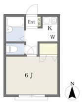 パールヴィレッジ 201 ｜ 東京都国分寺市北町１丁目（賃貸アパート1K・2階・19.44㎡） その2