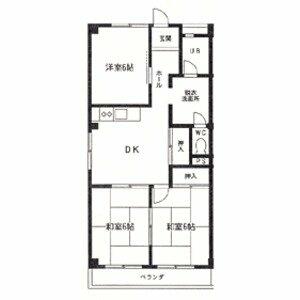 セントラルハイツ 101｜愛知県名古屋市港区知多３丁目(賃貸マンション3DK・1階・56.63㎡)の写真 その2