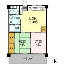 テラスヴェルデ　Ａ 405 ｜ 沖縄県那覇市安謝２丁目（賃貸マンション2LDK・4階・51.03㎡） その2