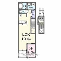 フラン・カルム 202 ｜ 山梨県甲府市堀之内町（賃貸アパート1LDK・2階・41.73㎡） その2