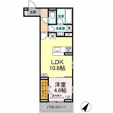 同じ建物の物件間取り写真 - ID:213101644886